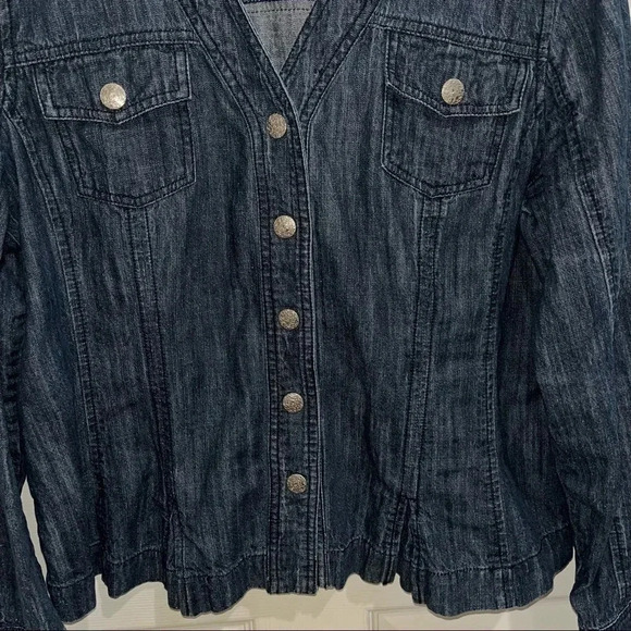 DRESSBARN JEAN JACKET - Picture 7 of 8